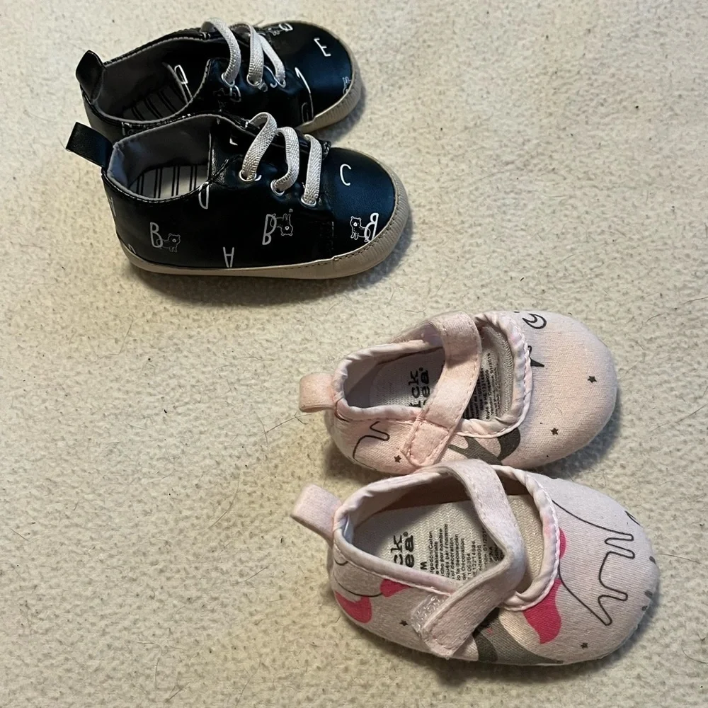 Bundle Pink Chick Pea/ Black Child Of Mine Shoes